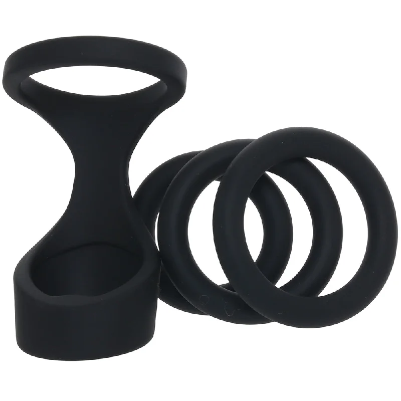 cock ring for solo use-Enhancer Rock Hard Enhancer and Ring Set