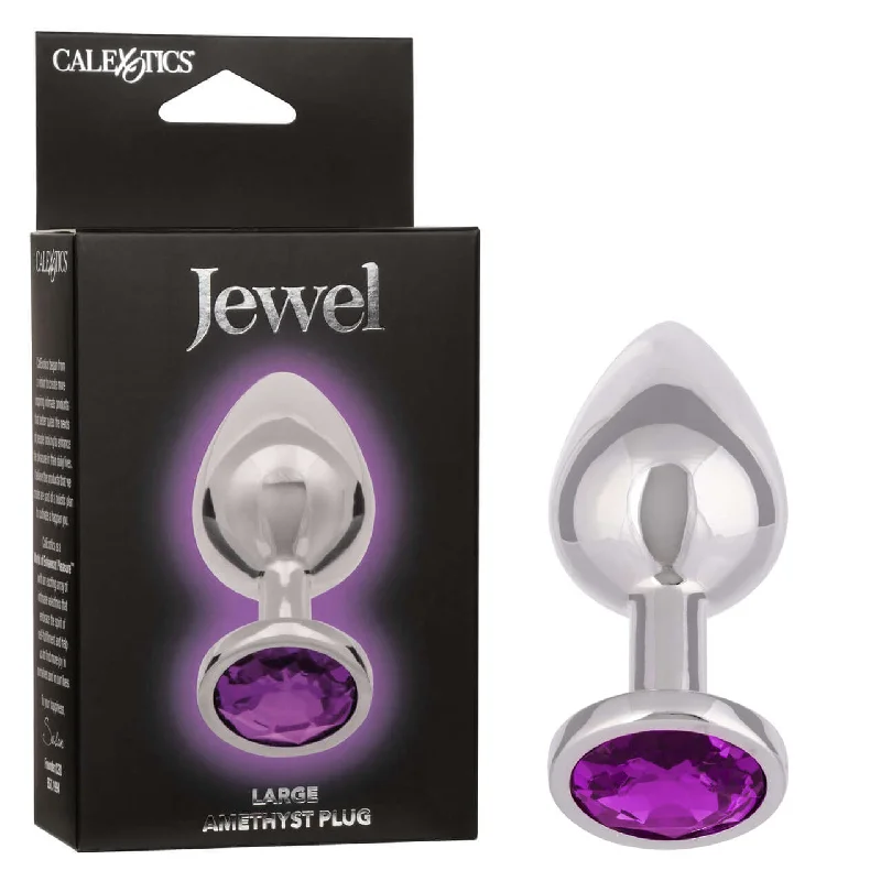 anal toys for couple vibes-ewel Large Amethyst Anal Plug – Exquisite Pleasure and Captivating Design