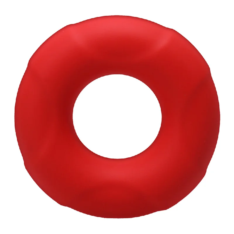 cock ring discreet packaging-Tantus Buoy C-Ring Medium Red