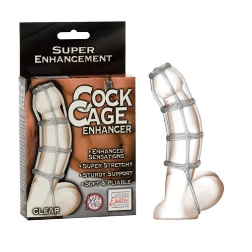 cock ring for endurance-Super Stretchy Cock Cage - Soft, Comfy, and Fun!