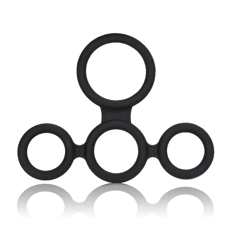 cock ring medical reviews-Four-Ring Silicone Erection Enhancer: Stretchy Fun for Ultimate Pleasure