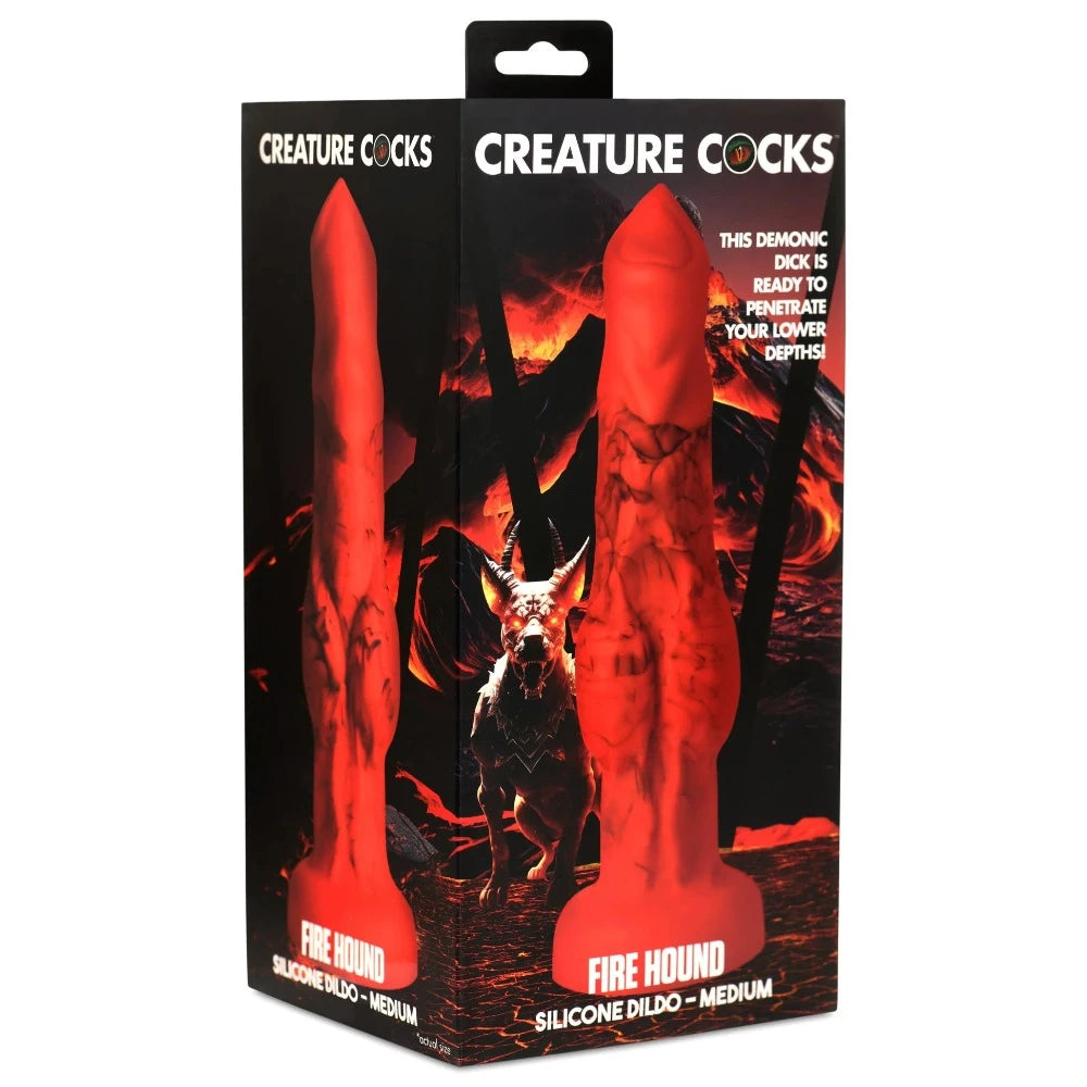 dildo heat promotions-Creature Cocks ''Fire Hound'' -Dildo