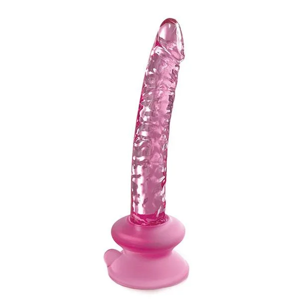 dildo realism offers-No. 86 Glass Dildo with Removable Suction Cup Base