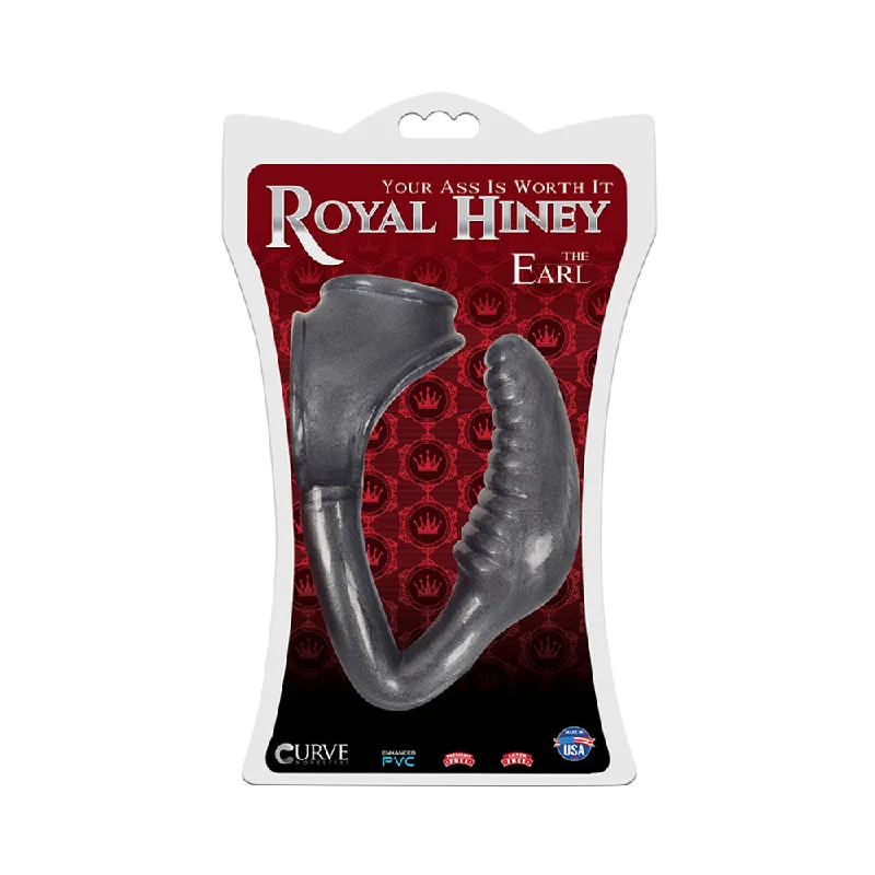 anal toys with bold shape-Royal Hiney Red The Earl Cock Ring Anal Plug Combo