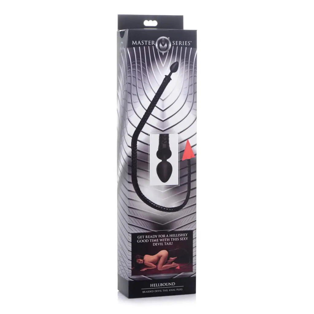 anal toys for sensory fun-Master Series Hellbound Braided Devil Tail Anal Plug