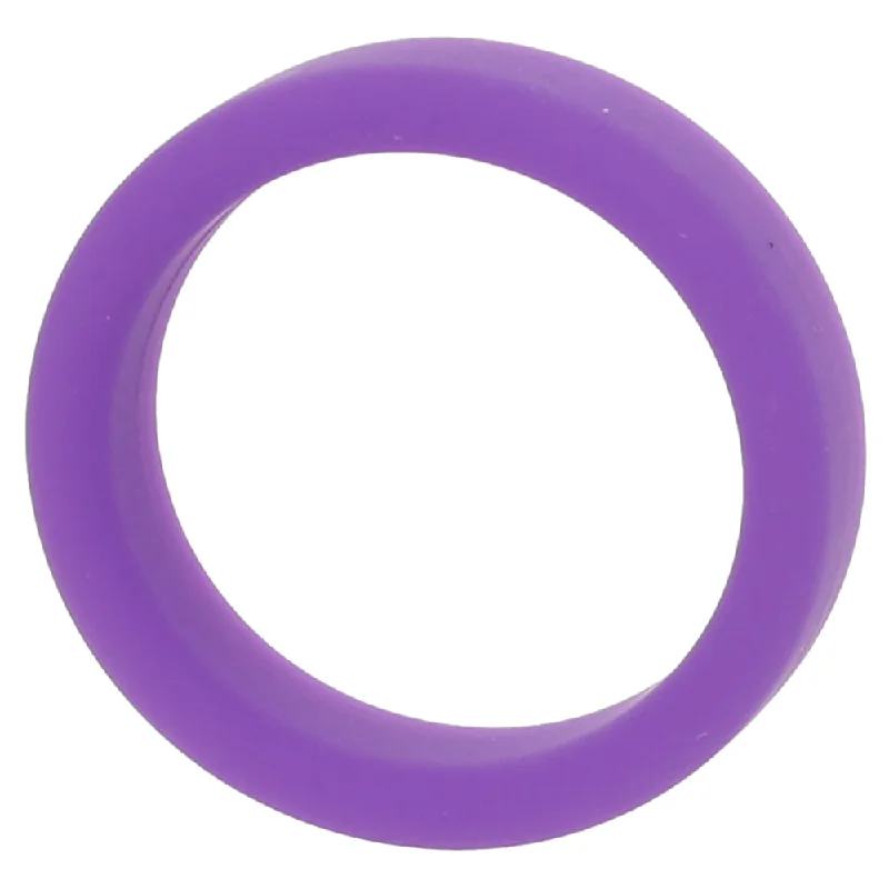 cock ring beginner errors-Soft Silicone C-Ring in Purple