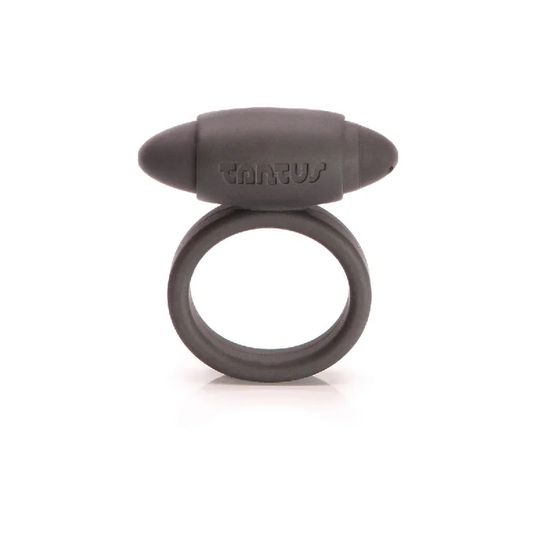 cock ring discreet design-Tantus Vibrating Super Soft C-Ring  - Black