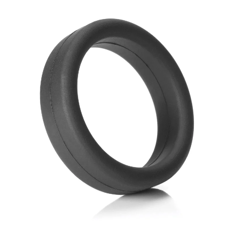 cock ring for stamina-Tantus SuperSoft C-Ring - Black