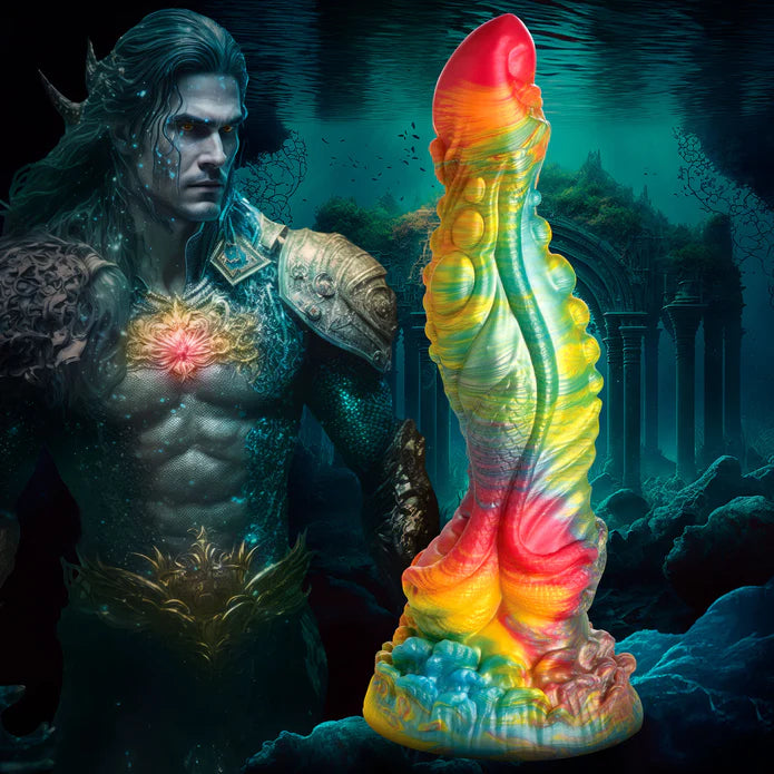 dildo brand discounts-Creature Cock Majestic Merman Silicone Dildo