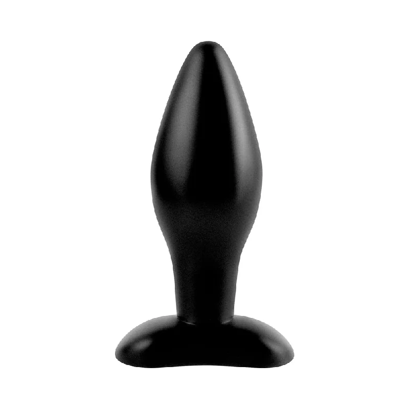 anal toys for intimate vibes-Anal Fantasy Medium Silicone Plug Black