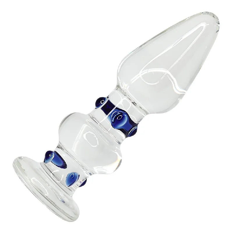 anal toys for couple pleasure-Glass Gem - Glass Anal Plug