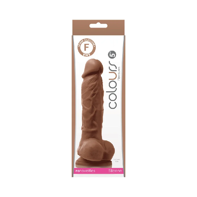 dildo fantasy rankings-Colours Pleasures 5 in. Dildo Brown