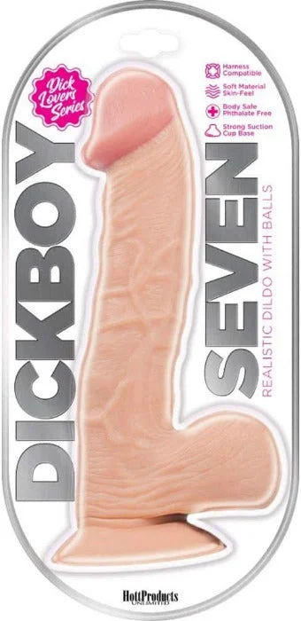 dildo comfort offers-Dickboy Seven 7" Dildo -Flesh