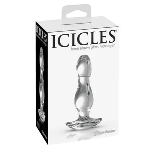 anal toys for gentle vibes-Pipedream Icicles No. 72 Glass Anal Plug