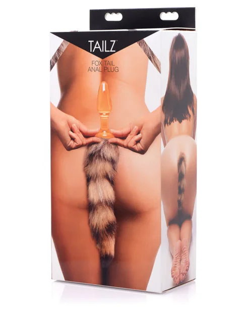 anal toys for intimate pleasure-Tailz Fox Tail Glass Anal Plug