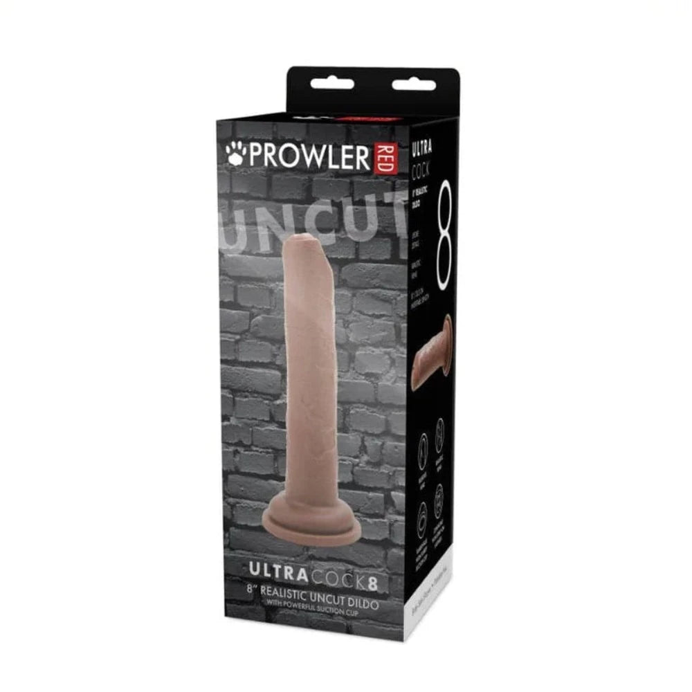 dildo suction promotions-Prowler ''Uncut'' Ultra Cock 8'' Dildo