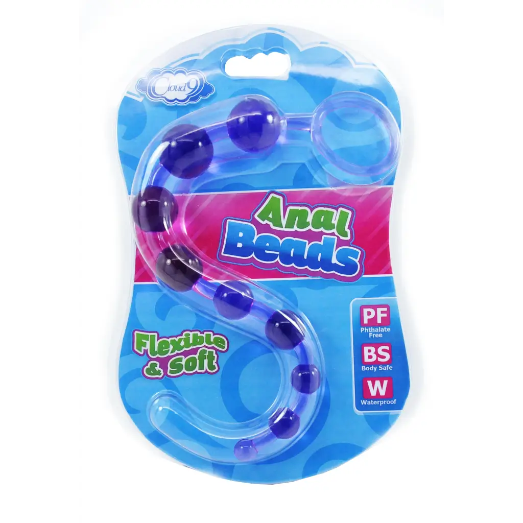 anal toys for discreet fun-Cloud 9 Classic Anal Beads Purple