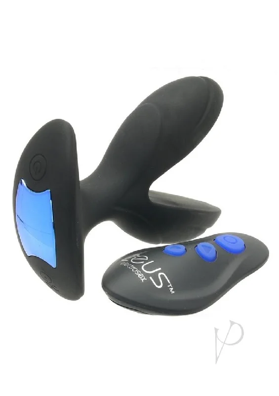 anal toys for couple massage-Zeus Electro Spread 64x Butt Plug Black