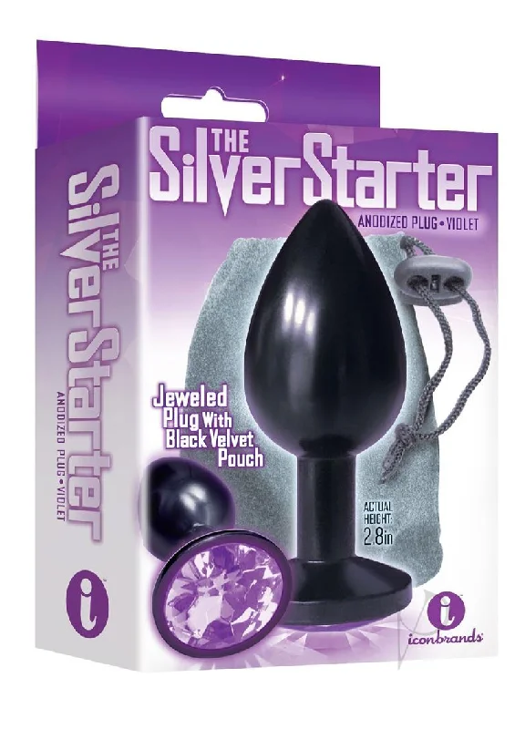 anal toys for safe fun-The 9 Silver Starter Annodi Plug Violet