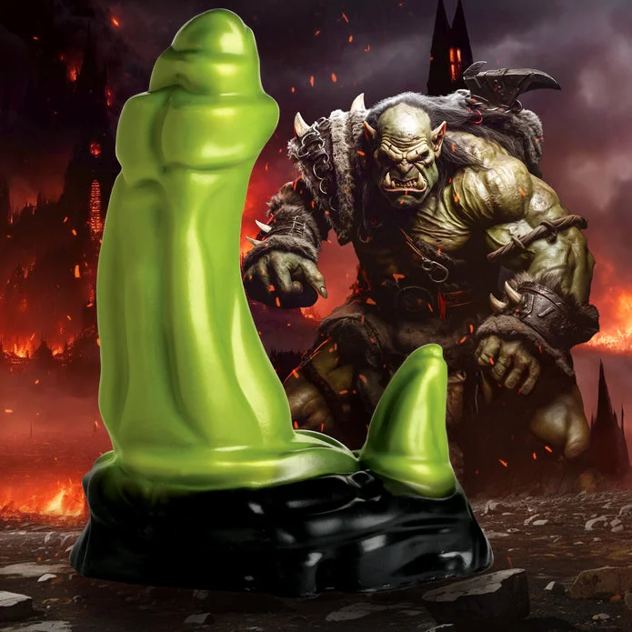 dildo support deals-Creature Cock Orc Silicone Dildo