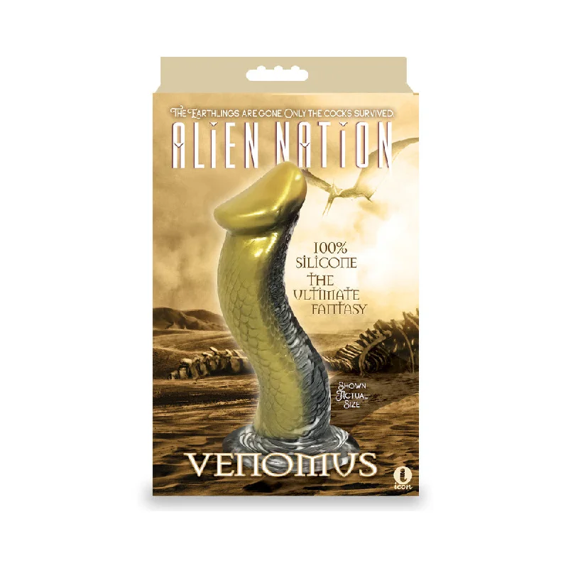 dildo battery ratings-AlienNation Venomus 9 in. Silicone Dildo