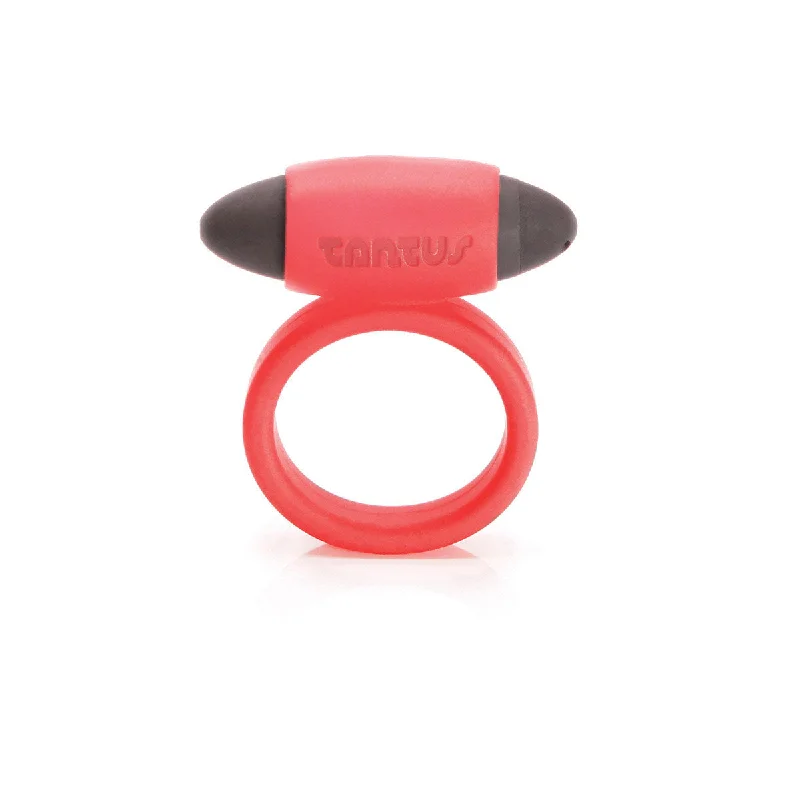 cock ring power options-Tantus Vibrating Super Soft C-Ring  - Red