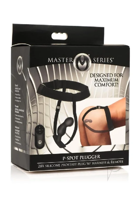 anal toys for anal pleasure-Ms P Spot Plugger Harness Remote