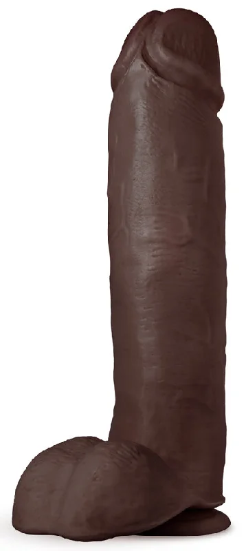 dildo travel advice-Au Naturel - Huge - 10 Inch Dildo - Chocolate