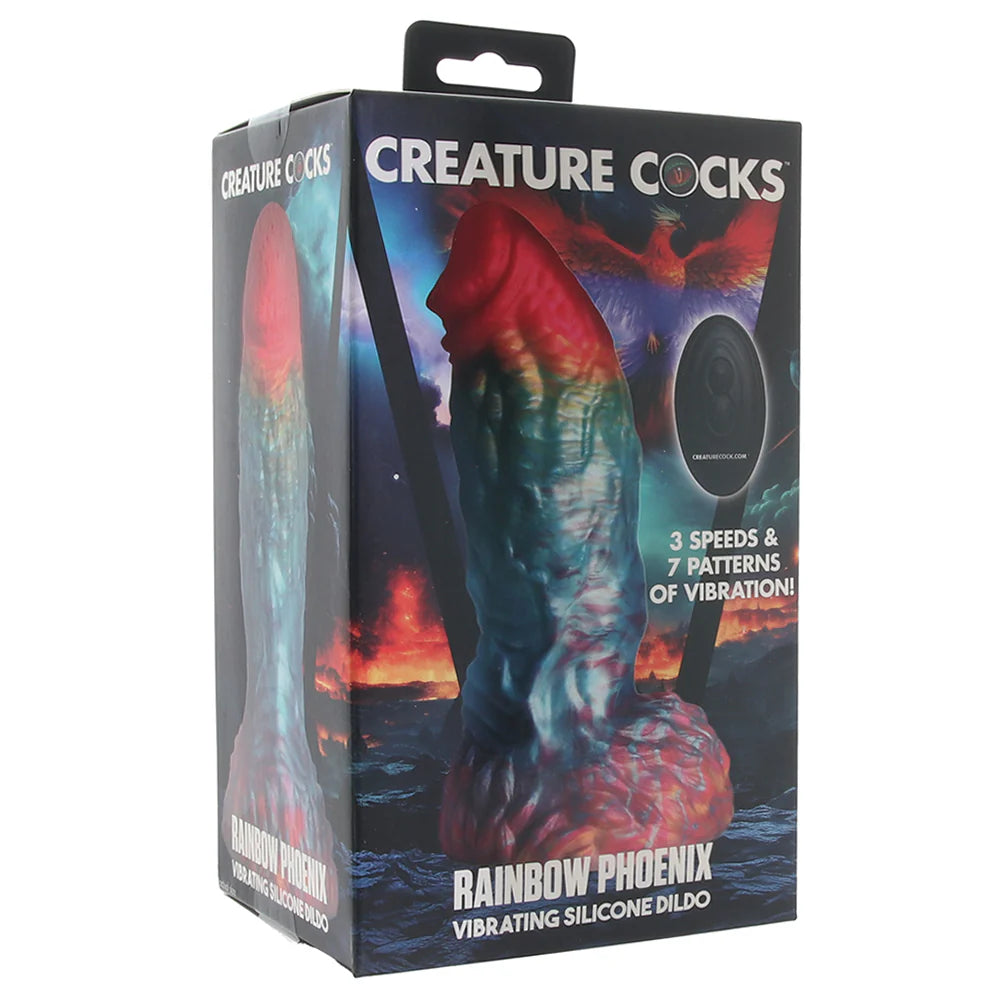 dildo waterproof deals-Creature Cocks ''Rainbow Phoenix'' Dildo Vibe