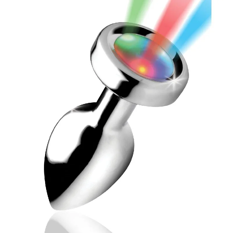 anal toys for couple relaxation-Light Up Small Anal Plug