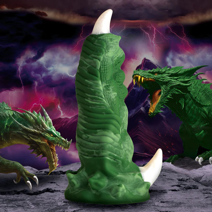 dildo length promotions-Creature Cocks Talon Silicone Dildo Green