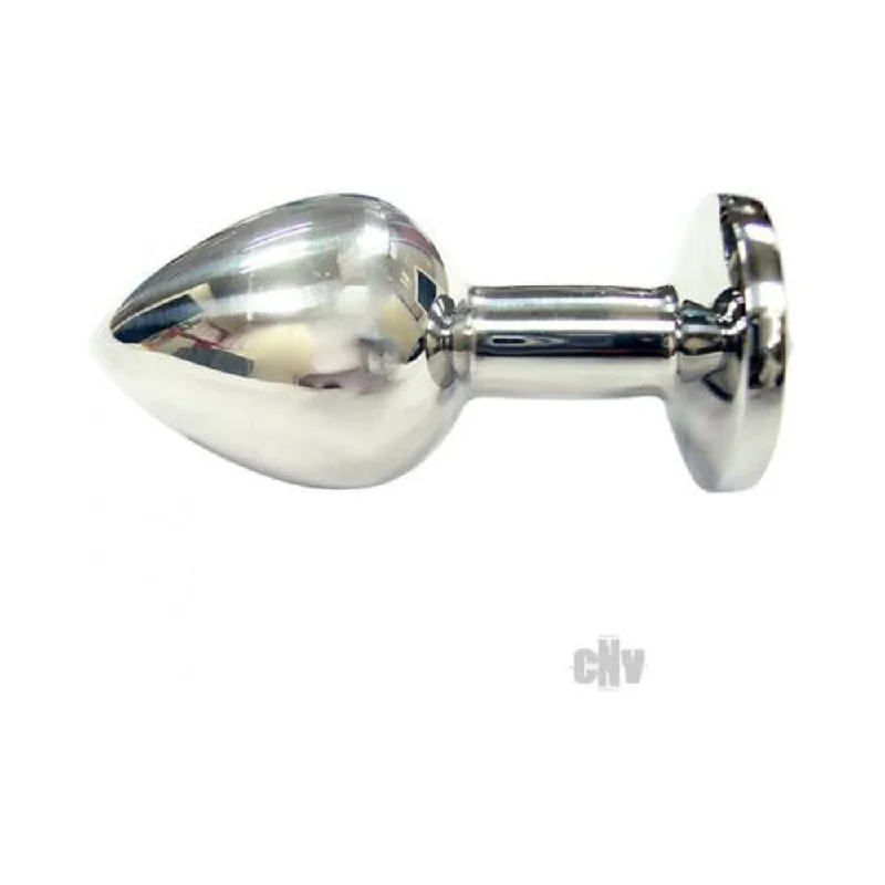 anal toys for anal relaxation-Rouge Anal Butt Plug Small Clamshell