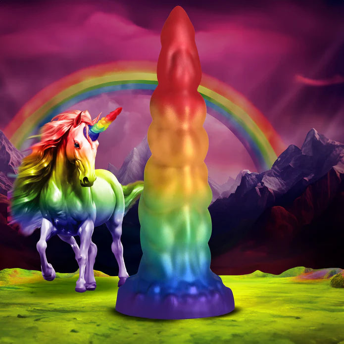 dildo artisan offers-Creature Cocks Magic Rider Unicorn Silicone Dildo