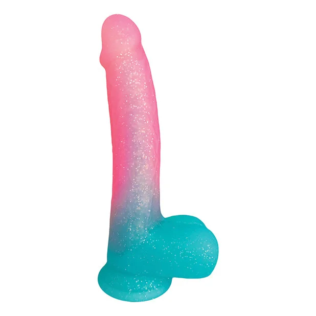 dildo charging deals-Lollicock Cotton Candy Glitter Dildo