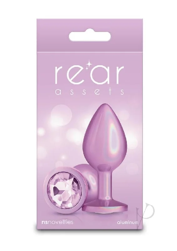 anal toys for anal vibes-Rear Assets Plug Md Iridescent Pink