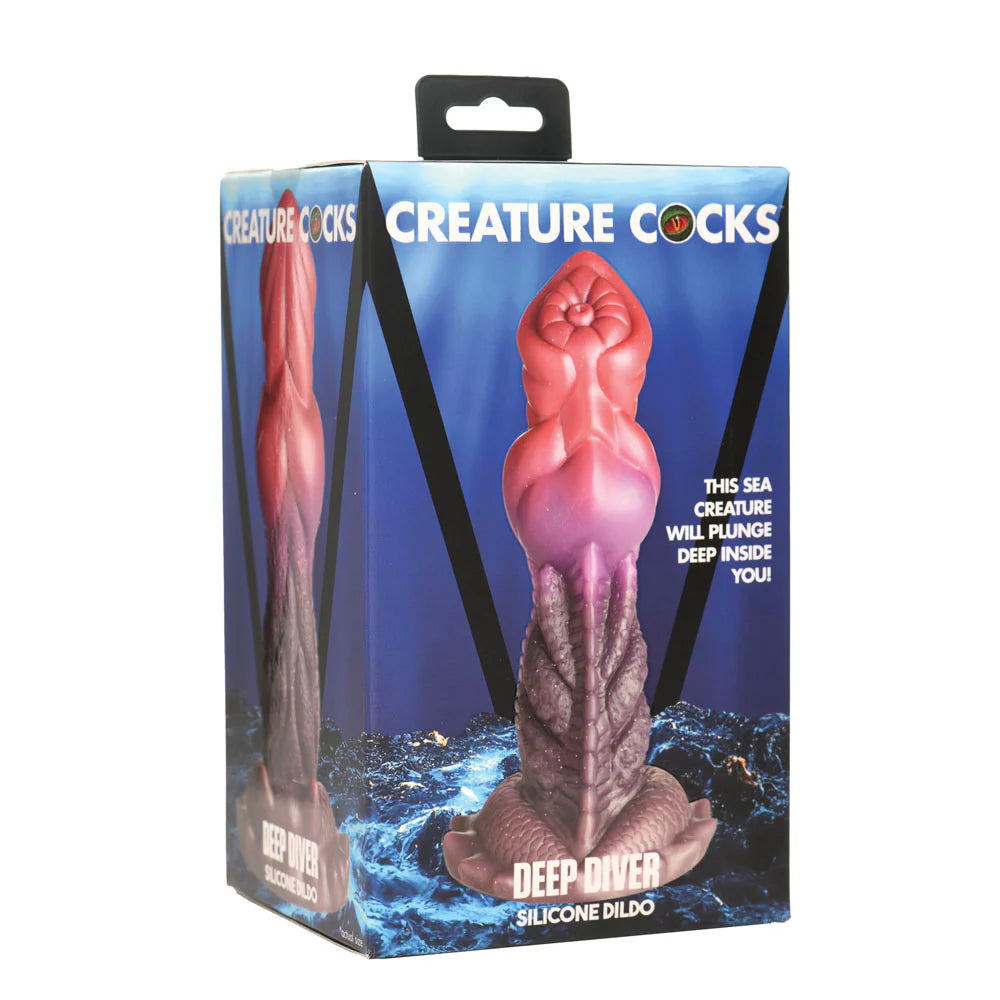 dildo vibration promotions-Creature Cocks ''Deep Diver'' Dildo