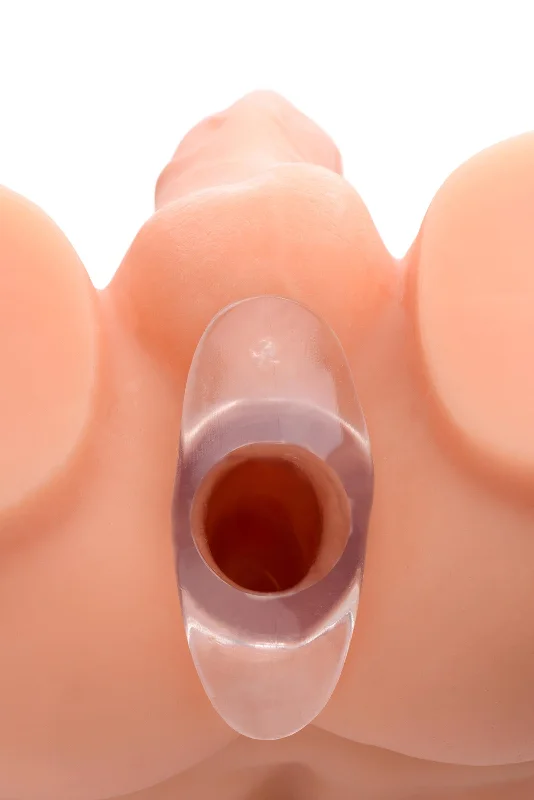 anal toys with long shape-Clear View Hollow Anal Plug