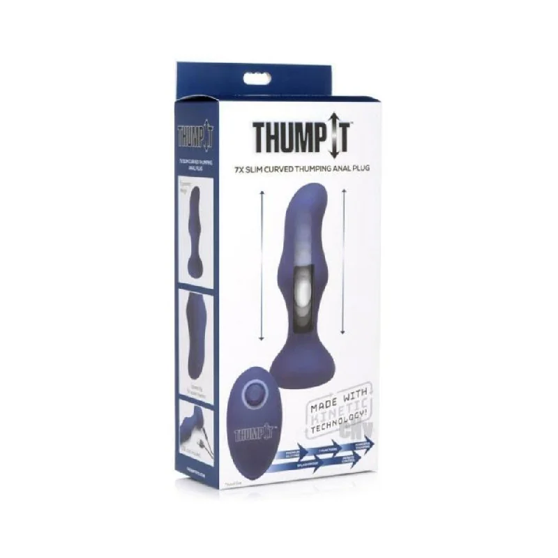 anal toys for couple therapy-7x Slim Curved Thumping Silicone Anal Plug