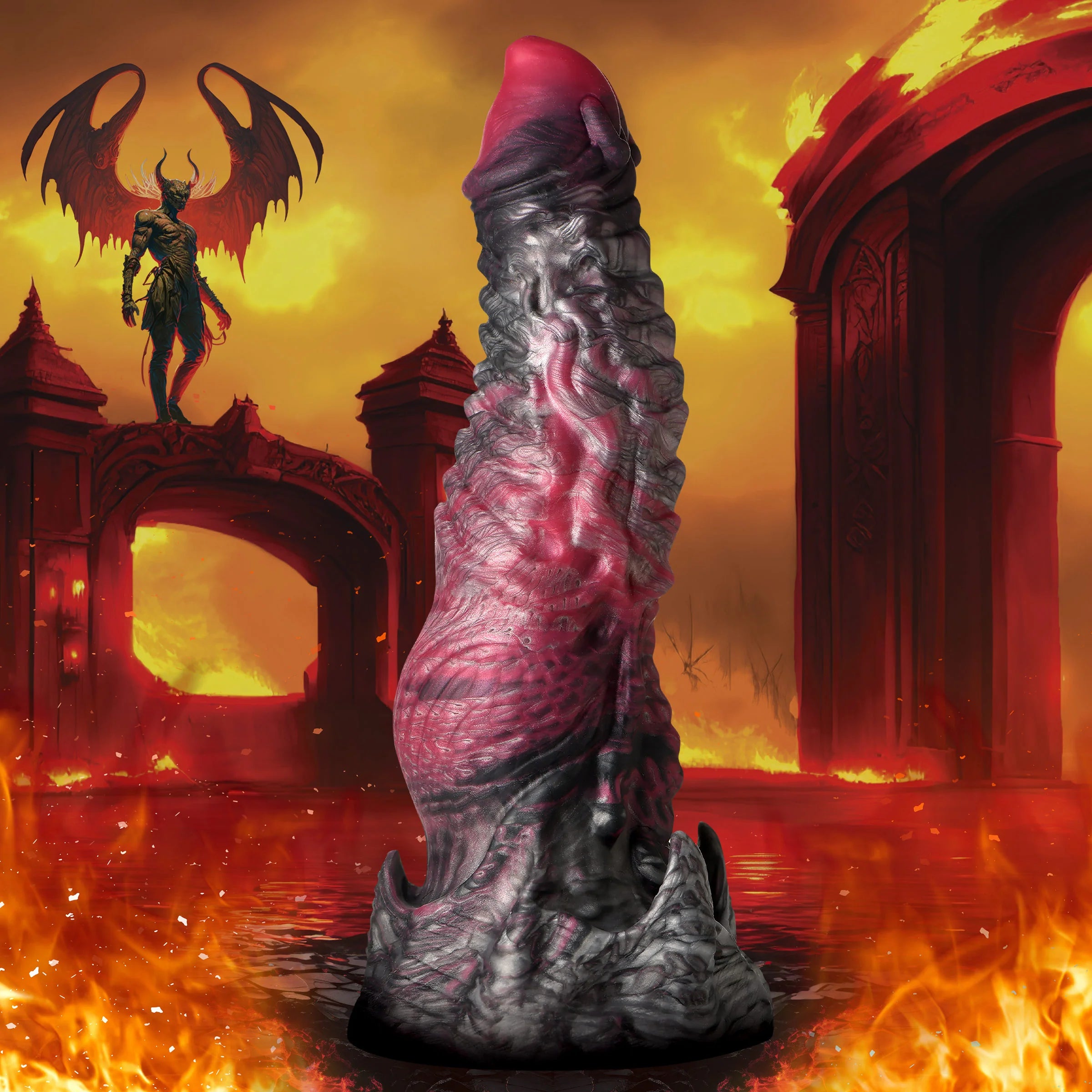 dildo trendy offers-Hades Silicone Dildo - Large