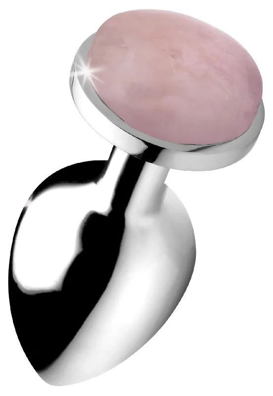 anal toys for anal pleasure-Authentic Rose Quartz Gemstone Anal Plug