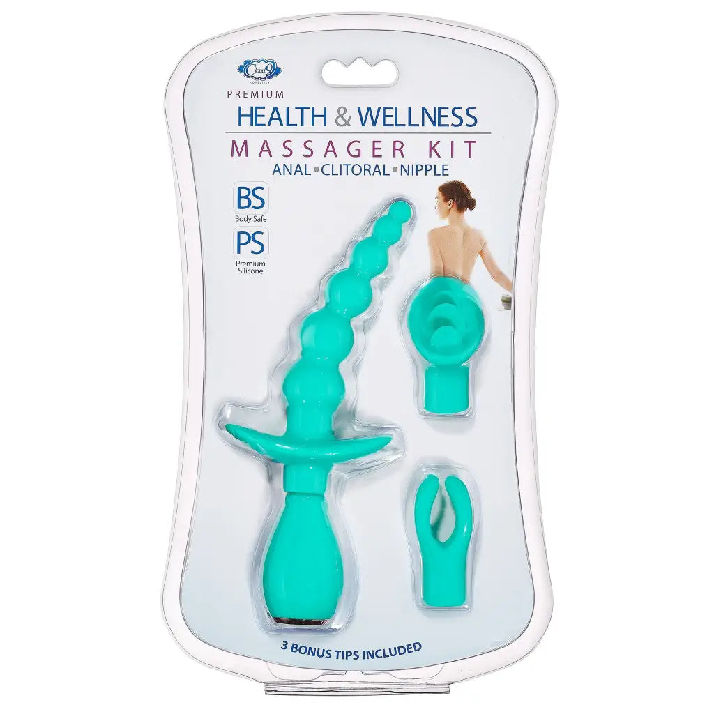 anal toys with long design-Cloud 9 Health & Wellness Anal Clitoral & Nipple Massager Kit