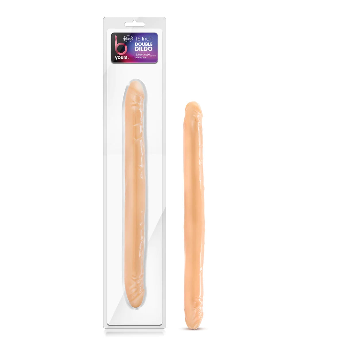 dildo hygiene offers-B Yours Beige 16-Inch Long Dildo