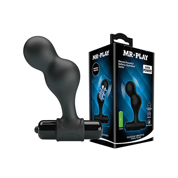 anal toys for intimate fun-Mr. Play Silicone Anal Vibro Plug