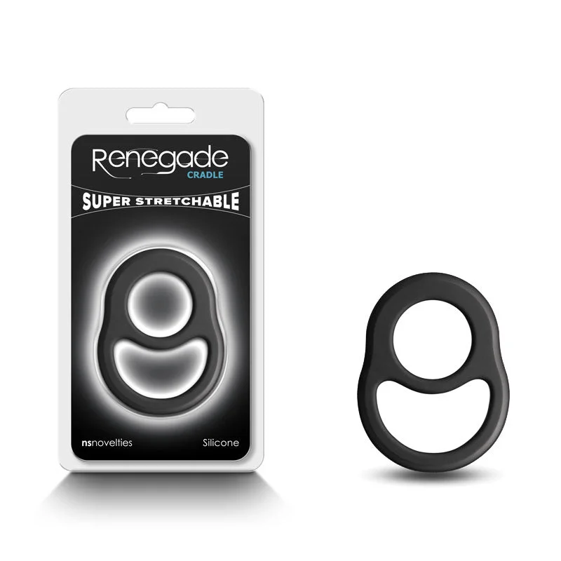 cock ring maintenance guide-Renegade Cradle - Black