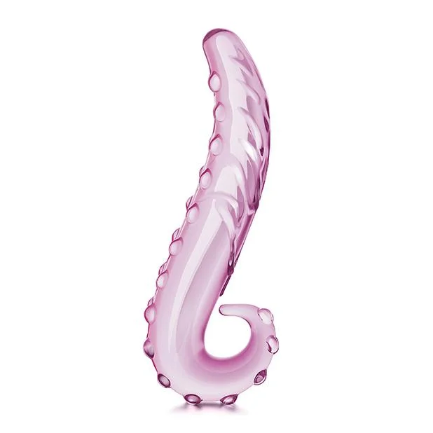 dildo repair promotions-Lick It Textured 6" Glass Dildo