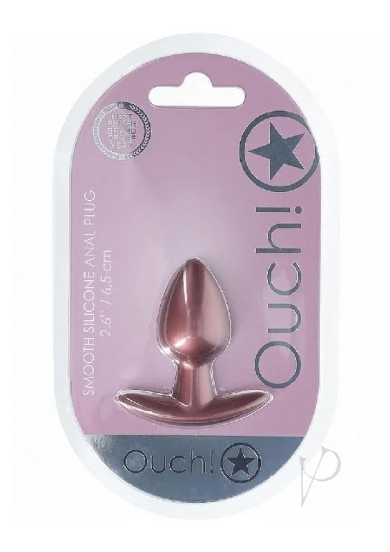 anal toys for safe pleasure-Ouch Anal Plug Sm Rose Gold