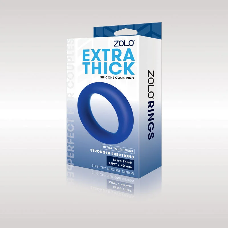 cock ring for stamina reviews-Zolo Extra Thick Silicone Cock Ring