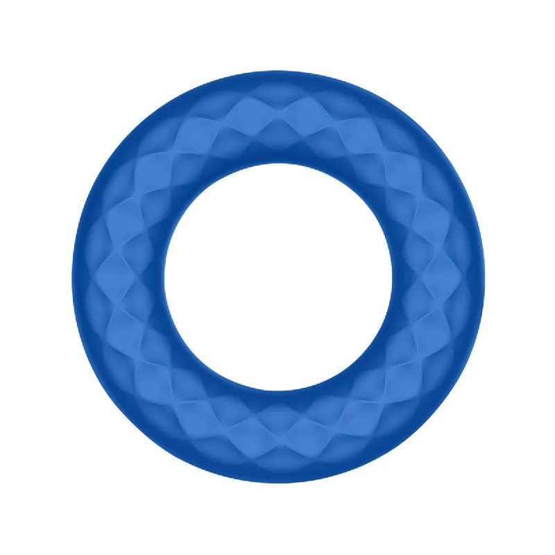 cock ring size guide-FORTO F-15 Vibrating C-Ring - Blue