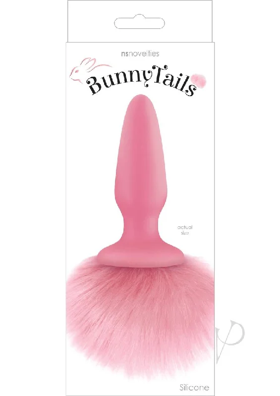 anal toys with quiet design-Bunny Tails Anal Plug Pink