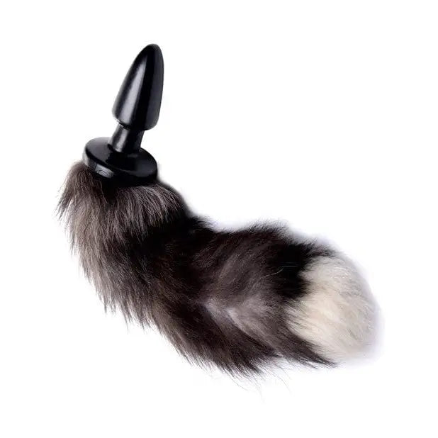 anal toys with quiet texture-Tailz Gray Fox Tail Anal Plug